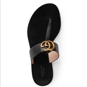Black Gucci Sandals